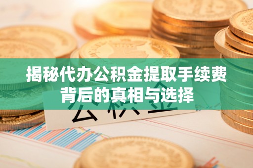 邹平揭秘代办公积金提取手续费背后的真相与选择