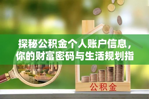 邹平探秘公积金个人账户信息，你的财富密码与生活规划指南